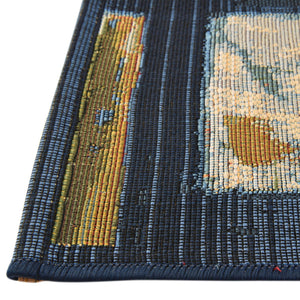 Multicolor 8' x 11' 4 Outdoor Modern Rectangle Rug