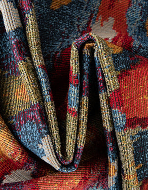 Multicolor 10' x 10' Outdoor Modern Square Rug