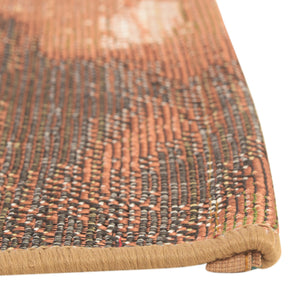 Brown 5' 3 x 8' Outdoor Modern Rectangle Rug