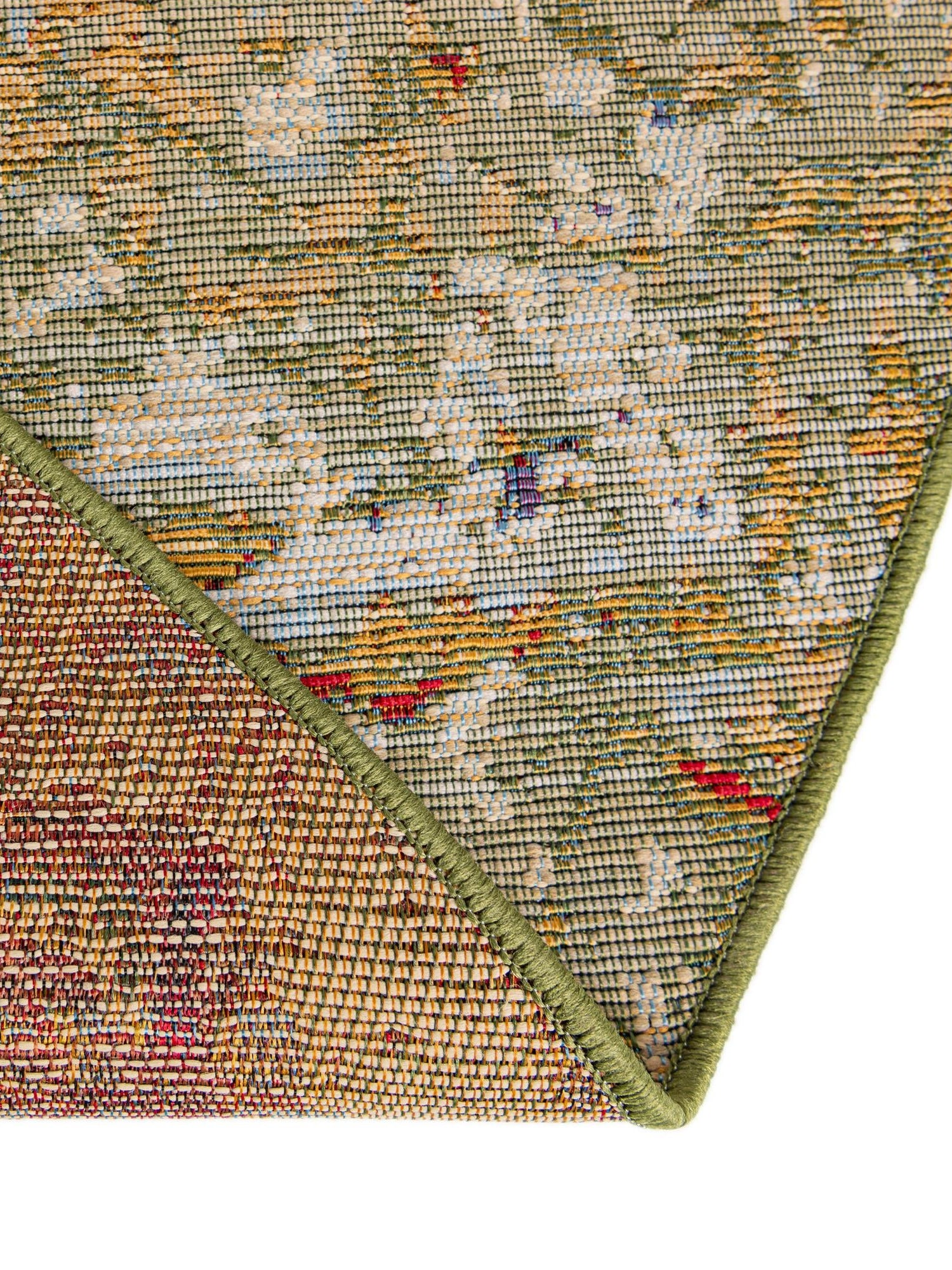Multicolor 10' x 10' Outdoor Modern Round Area Rug Weather Resistant for Patio, Deck, Terrace, Balcony, Porch 100% Polypropylene Modern Outside Carpet for Sale at Rug Engine