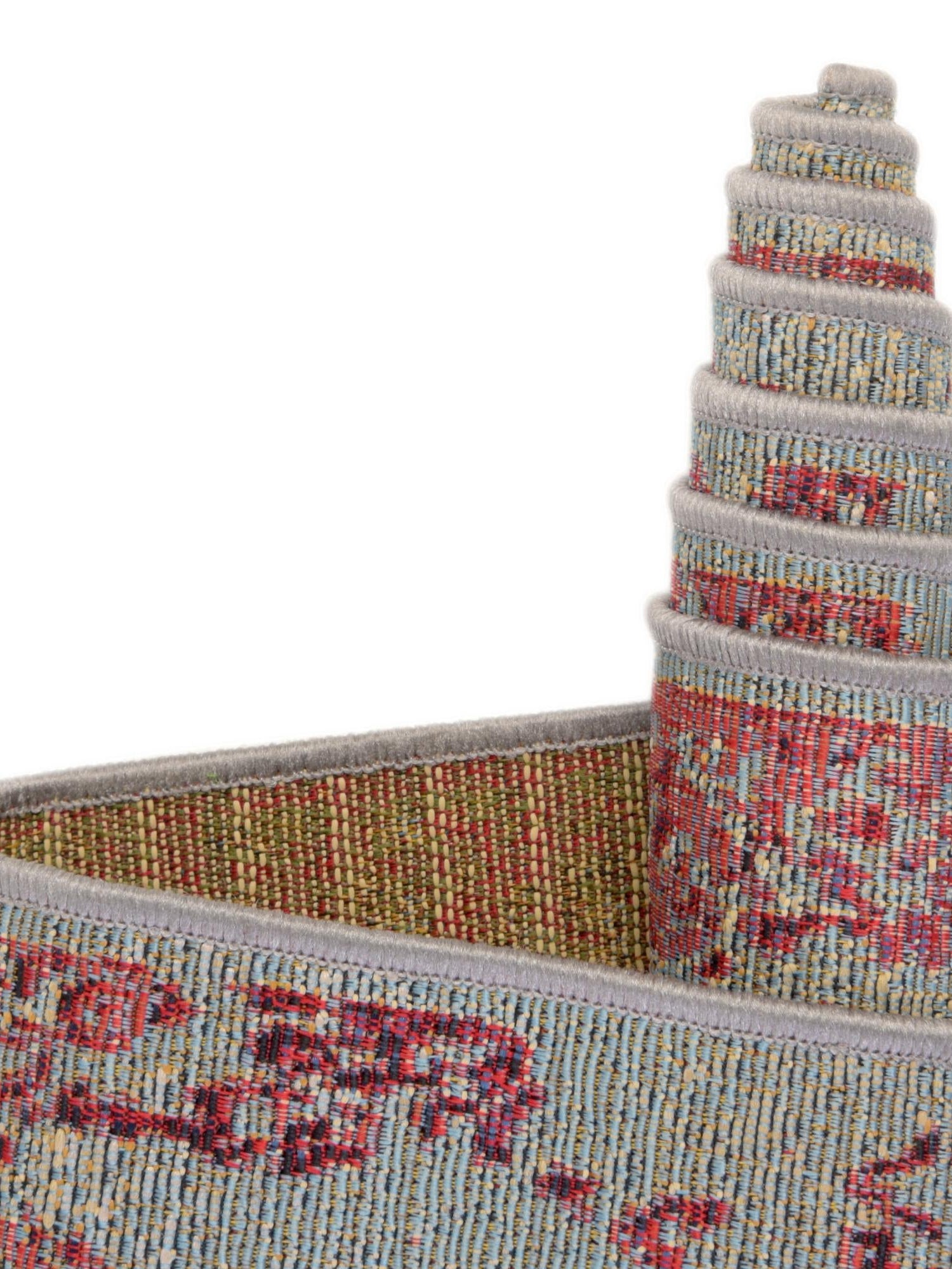 Light Blue 2' x 6' 1 Outdoor Botanical Runner Area Rug Weather Resistant for Patio, Deck, Terrace, Balcony, Porch Polypropylene Garden Floral Tropical Carpet for Sale at Rug Engine
