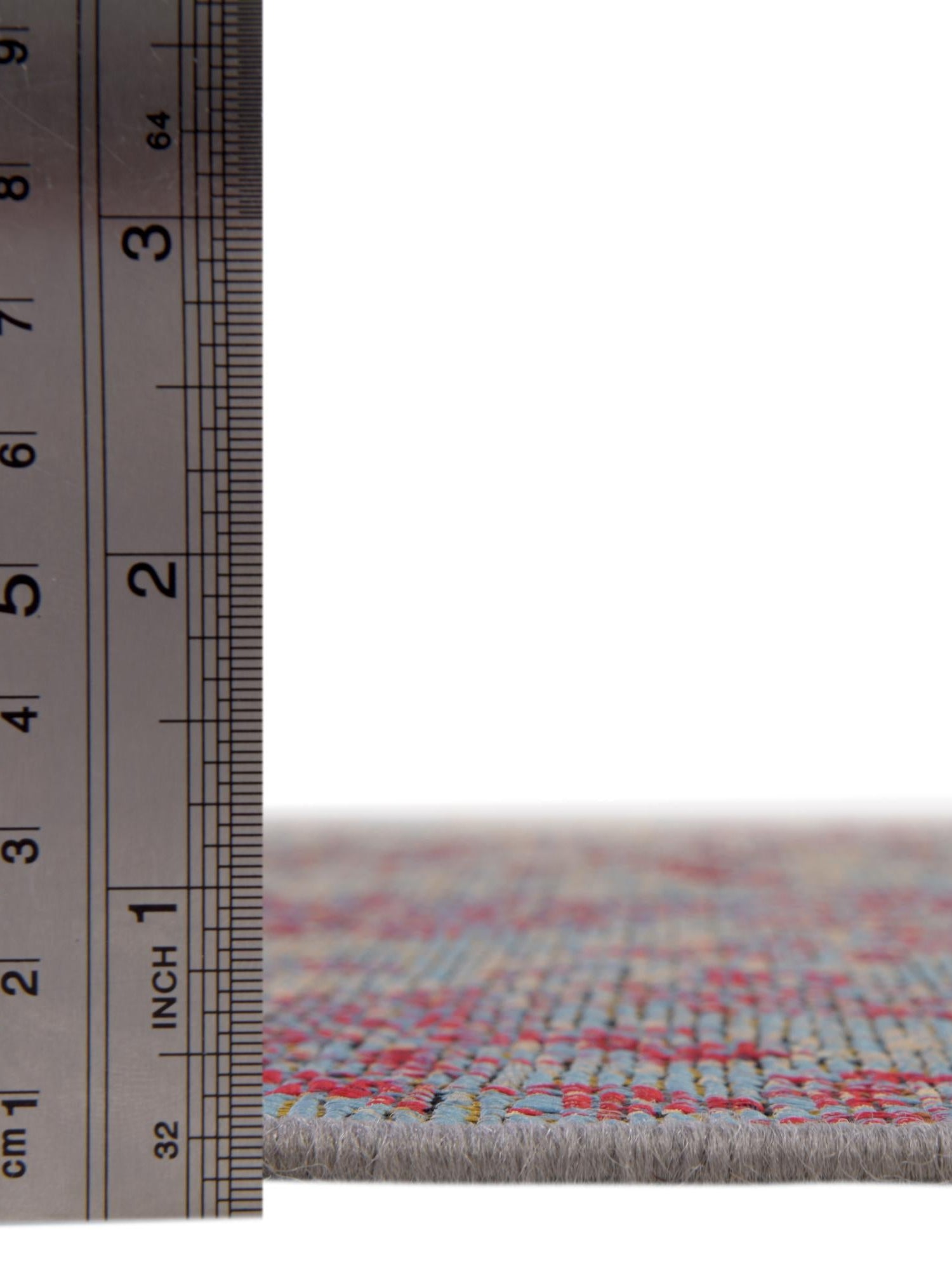 Light Blue 2' 2 x 3' 1 Outdoor Botanical Rectangle Area Rug Weather Resistant for Patio, Deck, Terrace, Balcony, Porch