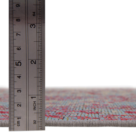 Light Blue 2' 2 x 3' 1 Outdoor Botanical Rectangle Rug