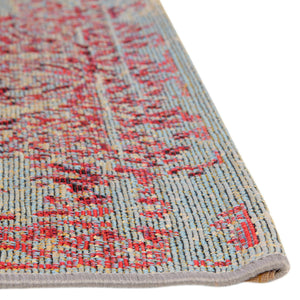 Light Blue 2' 2 x 3' 1 Outdoor Botanical Rectangle Rug