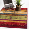 Multicolor 12' x 12' Outdoor Modern Square Area Rug Weather Resistant for Patio, Deck, Terrace, Balcony, Porch 100% Polypropylene Modern Outside Carpet for Sale at Rug Engine