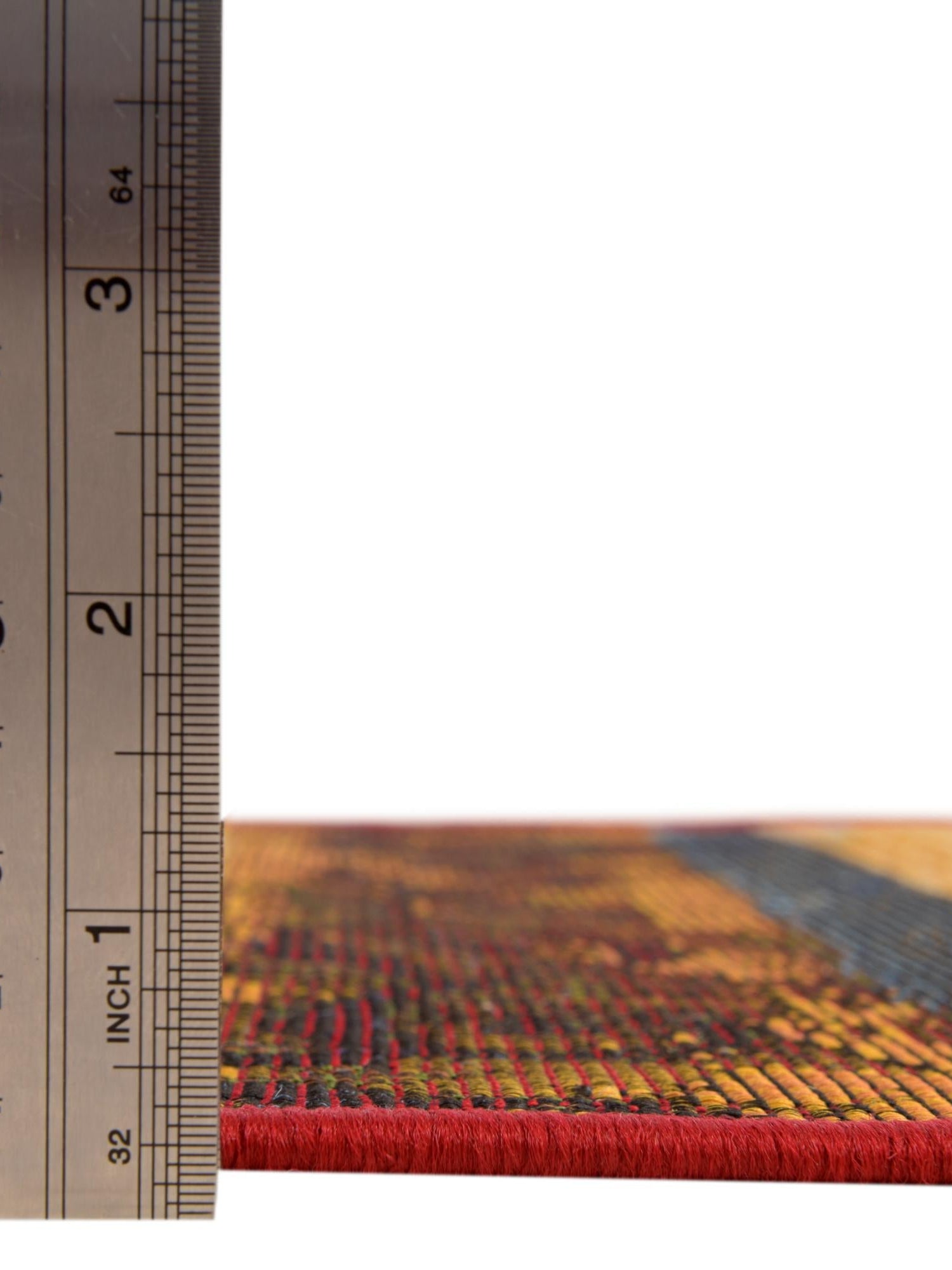 Multicolor 6' 1 x 9' Outdoor Modern Rectangle Area Rug Weather Resistant for Patio, Deck, Terrace, Balcony, Porch 100% Polypropylene Modern Outside Carpet for Sale at Rug Engine