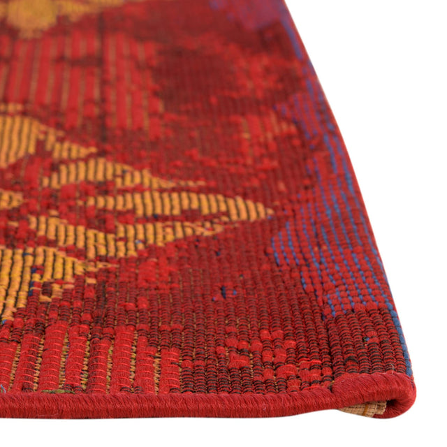 Multicolor 8' x 10' Outdoor Modern Rectangle Rug