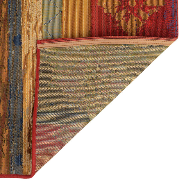 Multicolor 8' x 10' Outdoor Modern Rectangle Rug