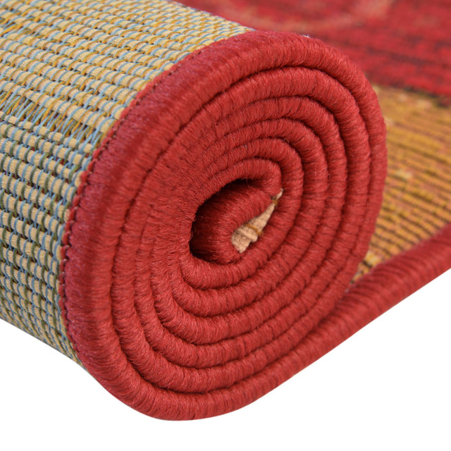 Multicolor 8' x 10' Outdoor Modern Rectangle Rug