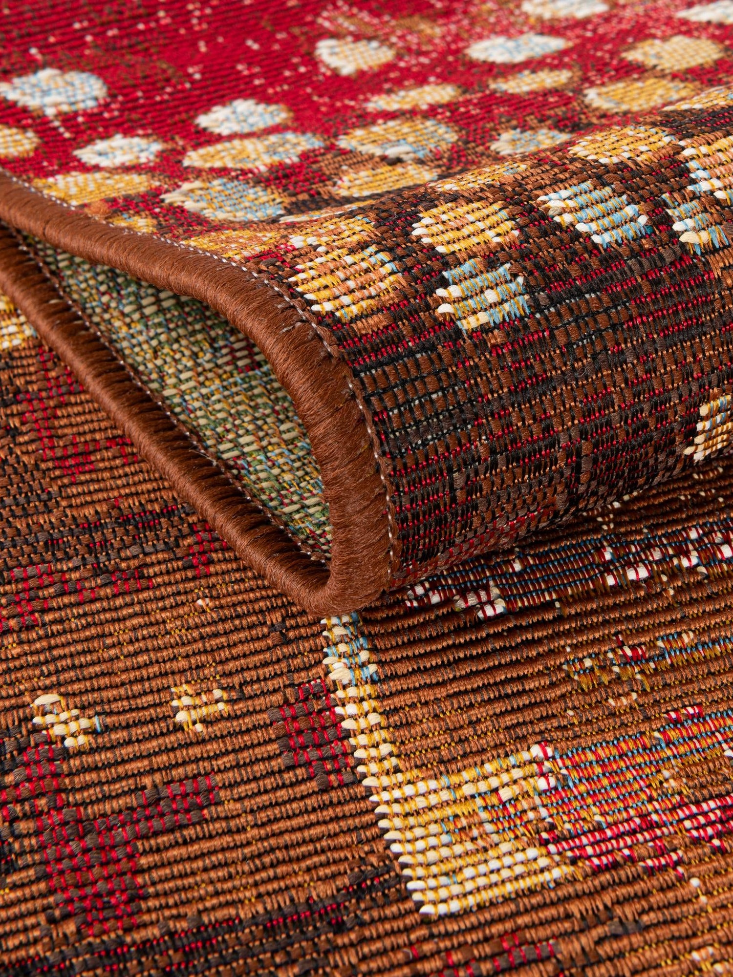 Multicolor 2' x 3' 11 Outdoor Modern Runner Area Rug Weather Resistant for Patio, Deck, Terrace, Balcony, Porch 100% Polypropylene Modern Outside Carpet for Sale at Rug Engine
