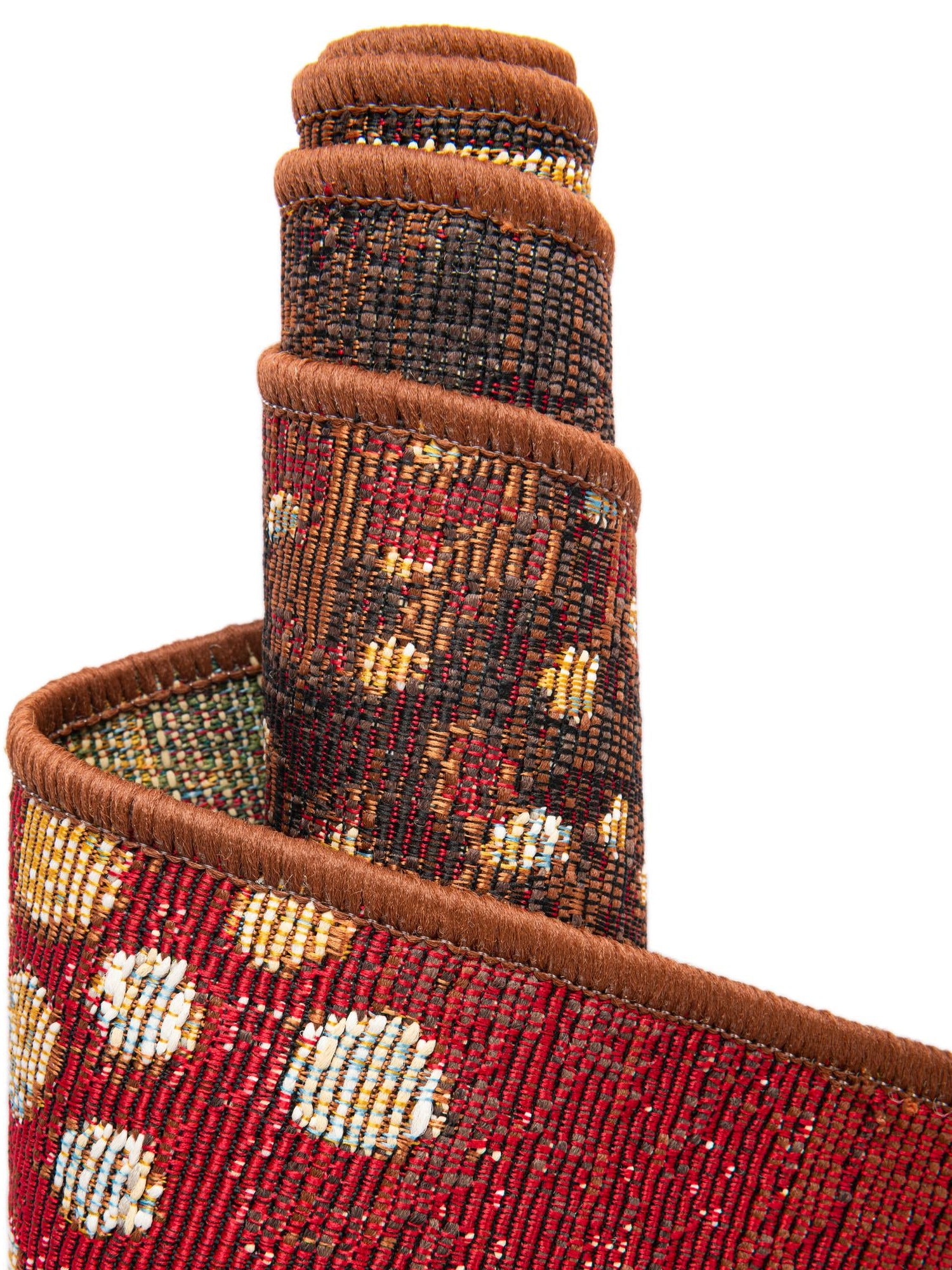 Multicolor 2' x 6' 1 Outdoor Modern Runner Area Rug Weather Resistant for Patio, Deck, Terrace, Balcony, Porch 100% Polypropylene Modern Outside Carpet for Sale at Rug Engine