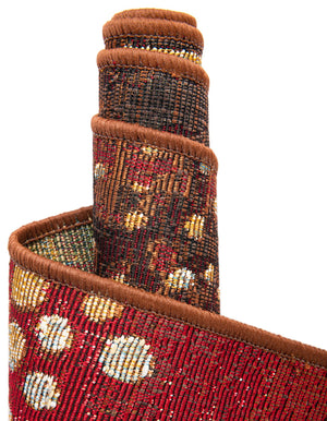 Multicolor 2' x 6' 1 Outdoor Modern Runner Area Rug Weather Resistant for Patio, Deck, Terrace, Balcony, Porch 100% Polypropylene Modern Outside Carpet for Sale at Rug Engine