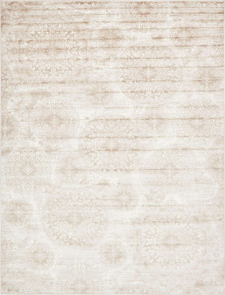 Beige 9' x 12' Sofia Rectangle Rug