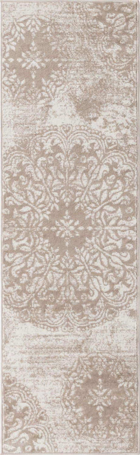 Beige 2' x 7' Sofia Runner Rug