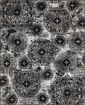 Black 8' x 10' Sofia Rectangle Rug