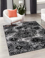 Black 5' 1 x 8' Sofia Rectangle Rug