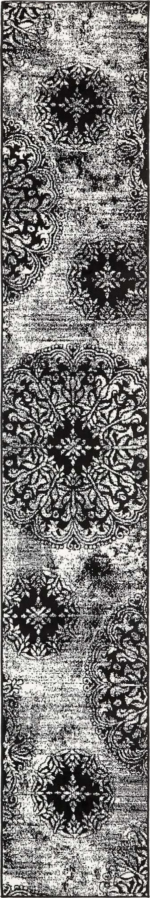 Black 2' x 13' 1 Sofia Runner Rug