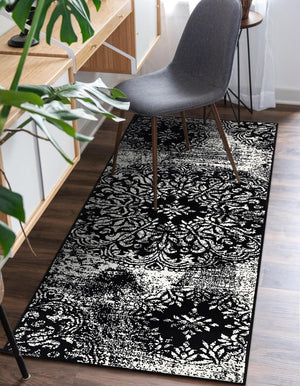 Black 2' x 7' Sofia Runner Rug