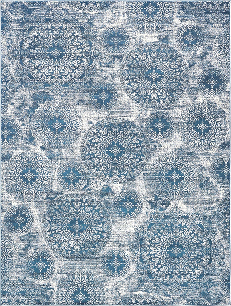 Blue 9' x 12' 2 Sofia Rectangle Rug