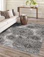 Gray 7' 1 x 10' Sofia Rectangle Area Rug Durable Easy Clean Stain Resistant Unique Carpet for Affordable Interior Home Design for Sale at Rug Engine