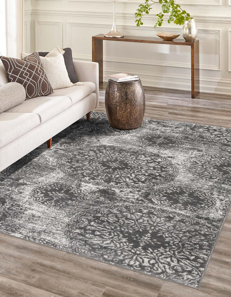 Gray 9' x 12' Sofia Rectangle Rug