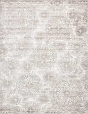 Light Gray 9' x 12' 2 Sofia Rectangle Rug