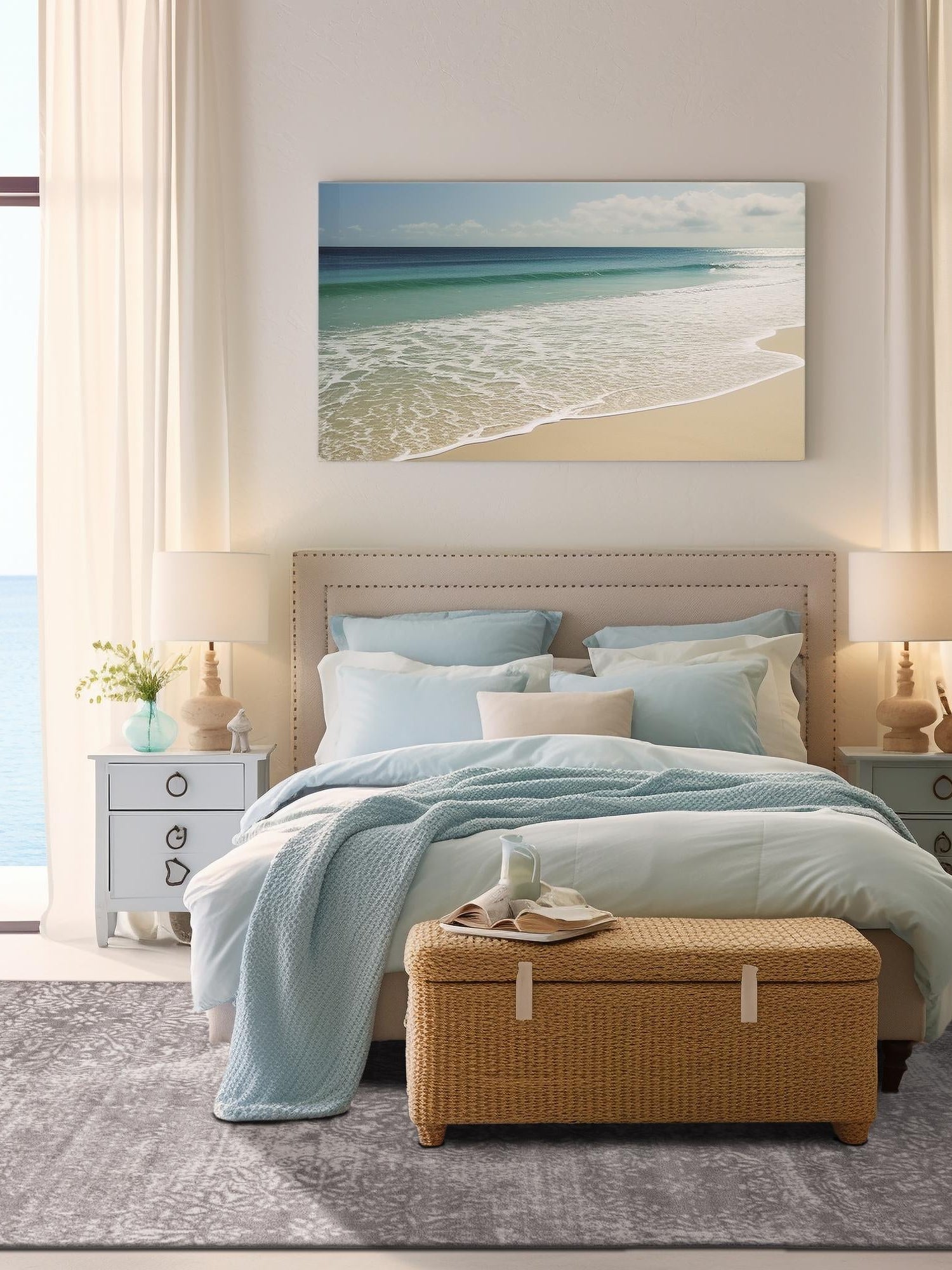 Light Gray 2' x 3' 1 Sofia Rectangle Area Rug