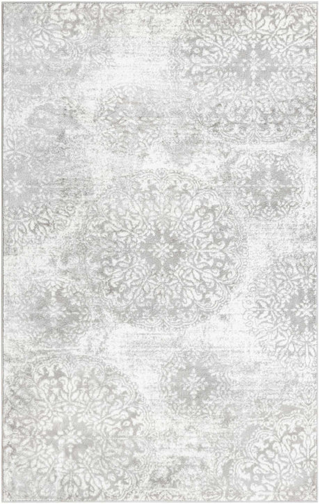 Light Gray 5' 3 x 8' Sofia Rectangle Rug