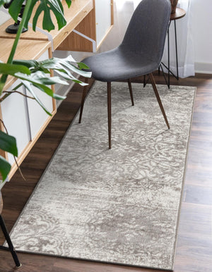 Light Gray 2' x 13' 1 Sofia Runner Rug