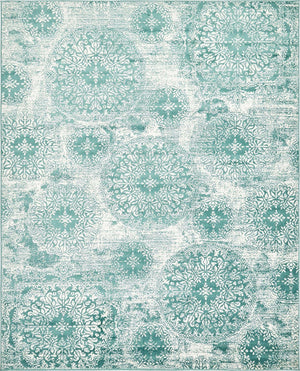 Turquoise 8' x 10' Sofia Rectangle Rug
