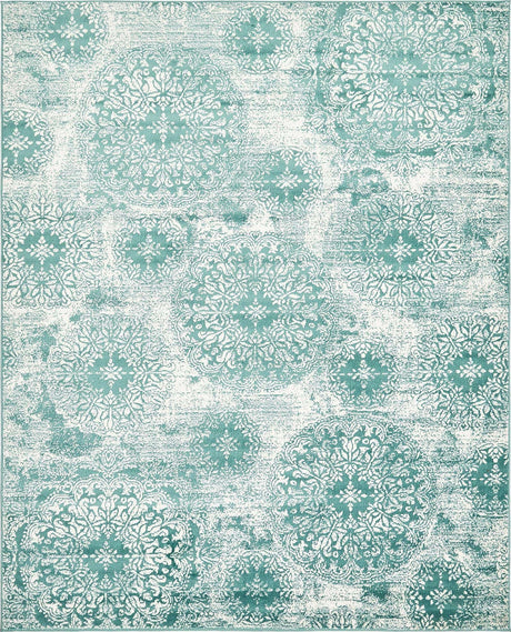 Turquoise 8' x 10' Sofia Rectangle Rug