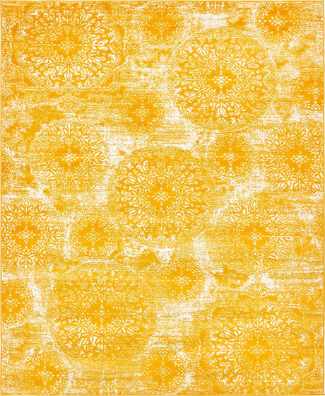 Yellow 8' x 10' Sofia Rectangle Rug