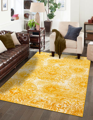 Yellow 3' 3 x 5' 3 Sofia Rectangle Rug