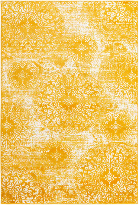Yellow 5' 3 x 8' Sofia Rectangle Rug
