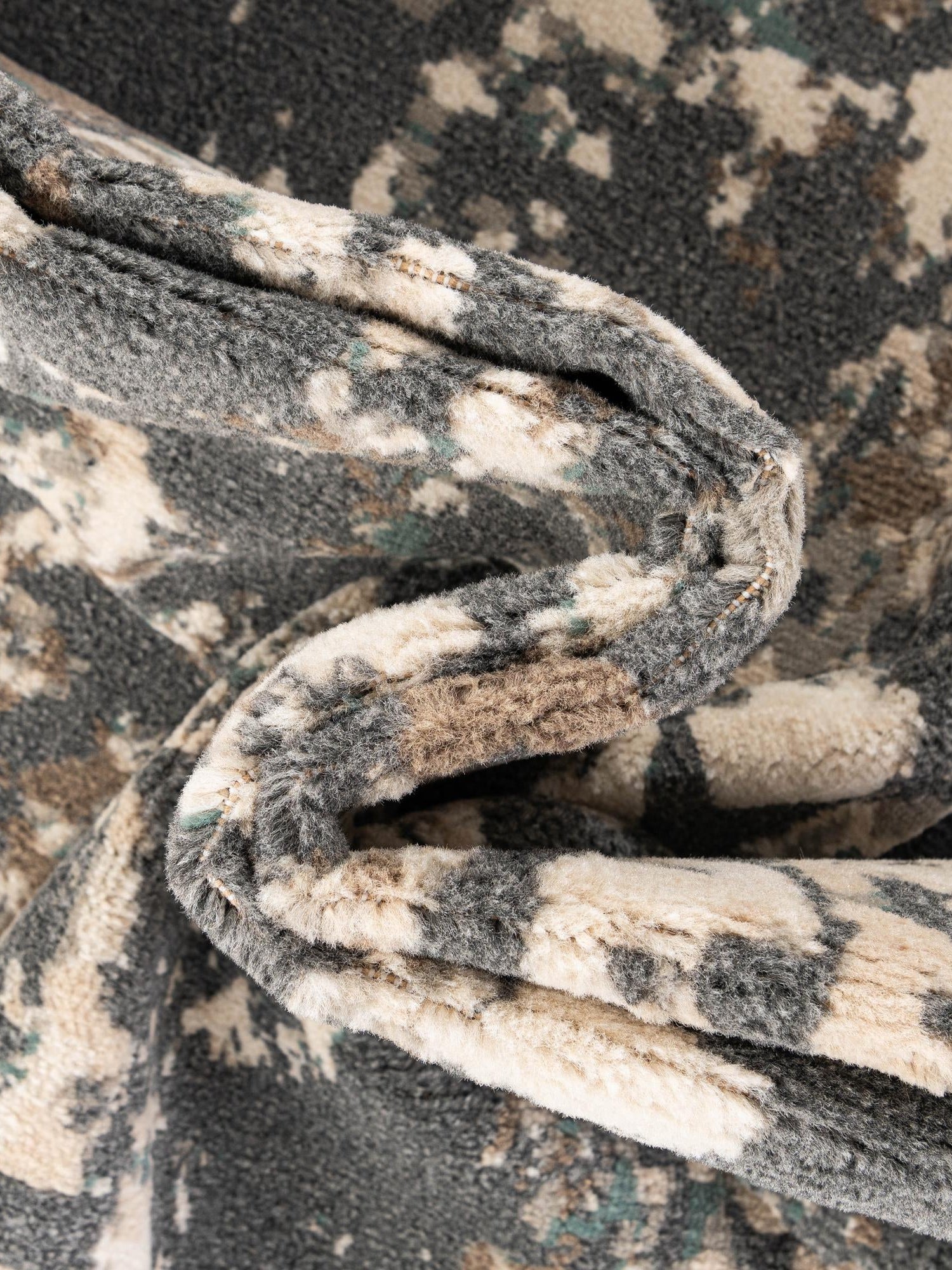 Gray 4' 1 x 6' 1 Tuareg Rectangle Area Rug Vintage Inspired Distressed Look Durable Easy Clean Carpet for Unique Home Interiors for Sale at Rug Engine