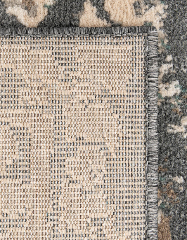 Gray 2' x 3' 1 Tuareg Rectangle Area Rug Vintage Inspired Distressed Look Durable Easy Clean Carpet for Unique Home Interiors for Sale at Rug Engine