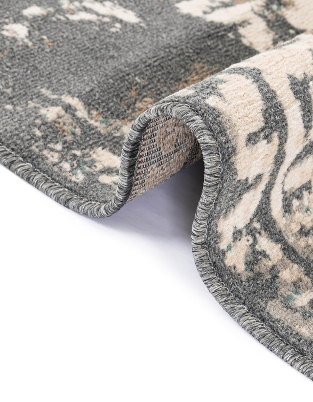 Gray 2' x 3' 1 Tuareg Rectangle Area Rug Vintage Inspired Distressed Look Durable Easy Clean Carpet for Unique Home Interiors for Sale at Rug Engine