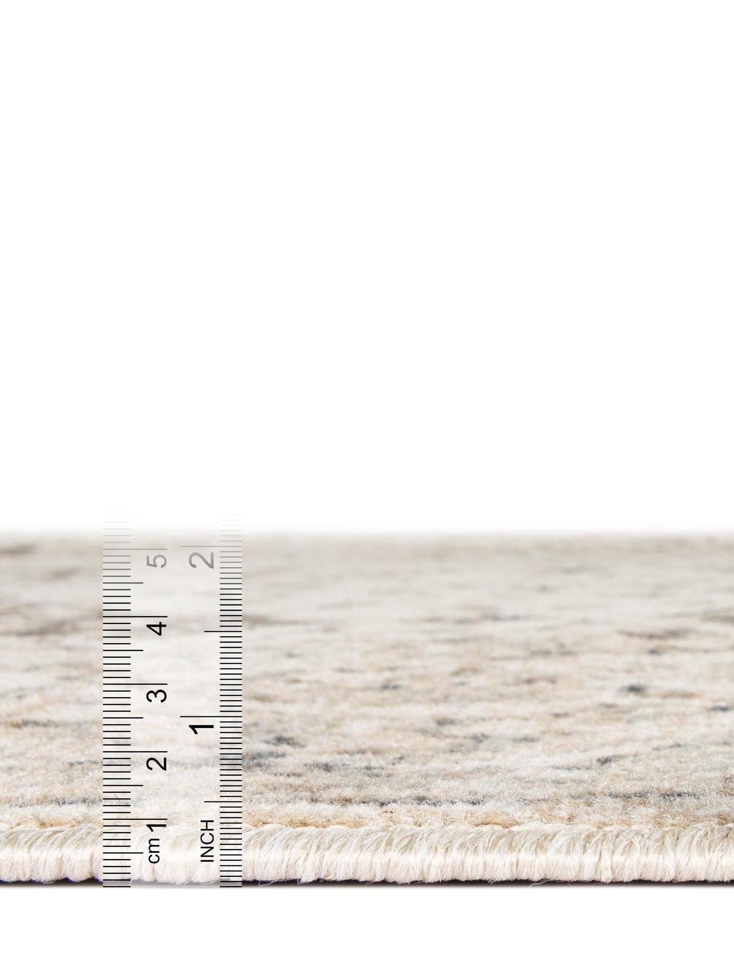 Beige 5' 1 x 8' Tuareg Rectangle Area Rug Vintage Inspired Distressed Look Durable Easy Clean Carpet for Unique Home Interiors for Sale at Rug Engine