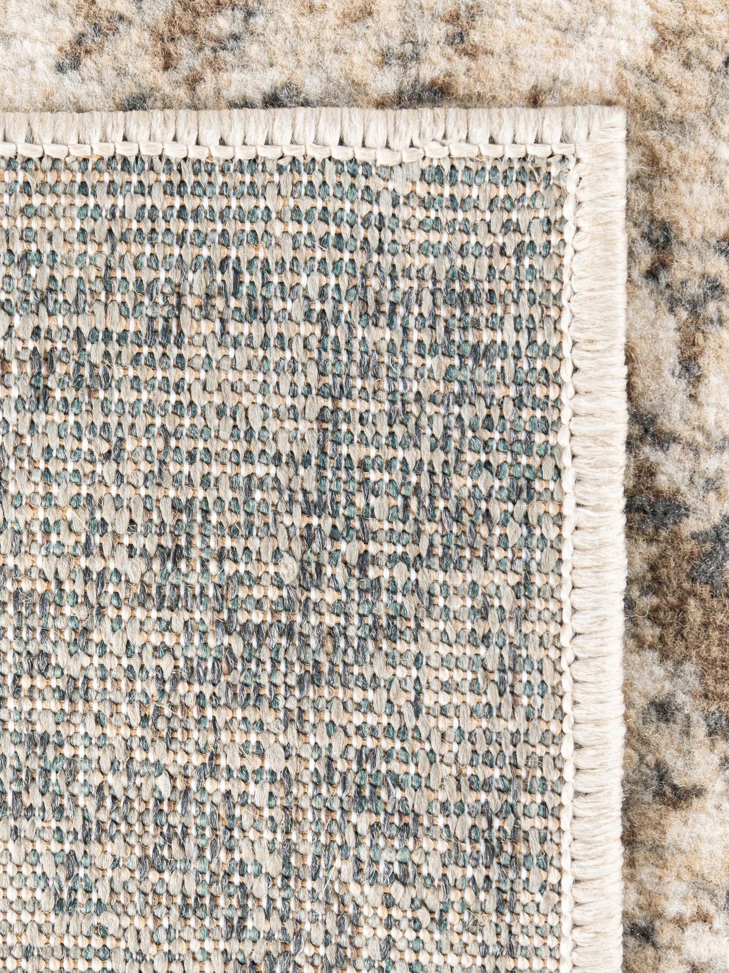 Beige 9' x 12' 2 Tuareg Rectangle Area Rug Vintage Inspired Distressed Look Durable Easy Clean Carpet for Unique Home Interiors for Sale at Rug Engine