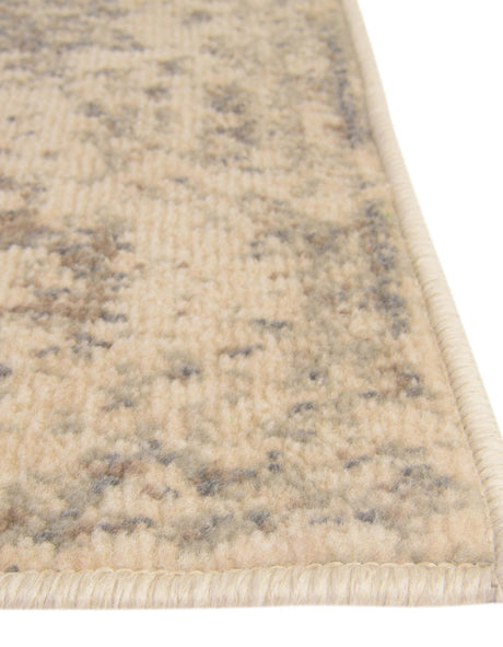 Beige 8' x 8' Tuareg Square Area Rug Vintage Inspired Distressed Look Durable Easy Clean Carpet for Unique Home Interiors for Sale at Rug Engine
