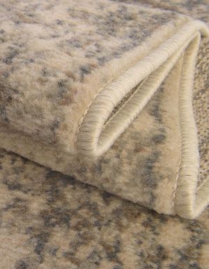 Beige 8' x 8' Tuareg Square Area Rug Vintage Inspired Distressed Look Durable Easy Clean Carpet for Unique Home Interiors for Sale at Rug Engine
