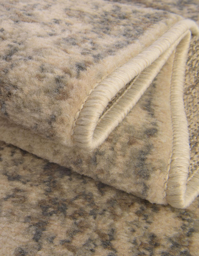 Beige 8' x 8' Tuareg Square Area Rug Vintage Inspired Distressed Look Durable Easy Clean Carpet for Unique Home Interiors for Sale at Rug Engine