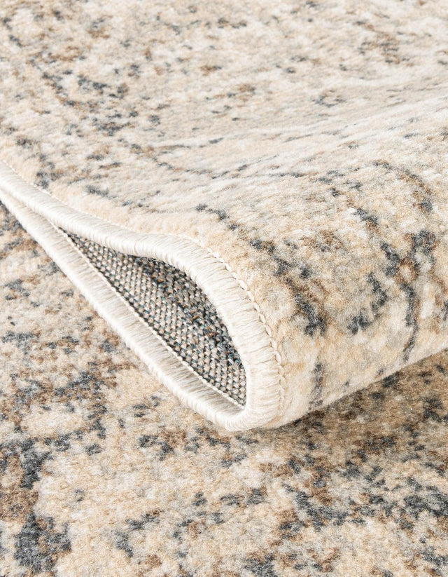 Beige 2' x 6' 1 Tuareg Runner Area Rug Vintage Inspired Distressed Look Durable Easy Clean Carpet for Unique Home Interiors for Sale at Rug Engine