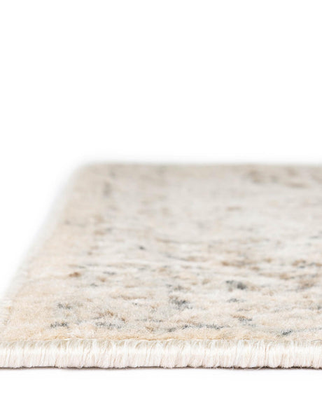 Beige 2' 7 x 10' Tuareg Runner Area Rug Vintage Inspired Distressed Look Durable Easy Clean Carpet for Unique Home Interiors for Sale at Rug Engine