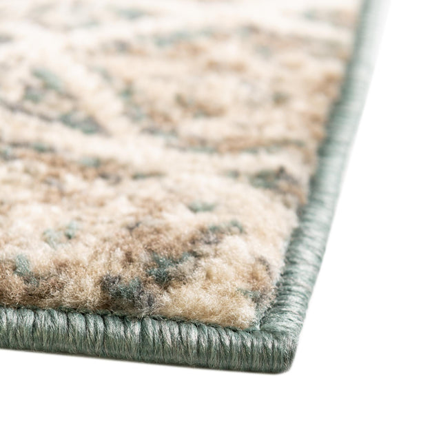 Multicolor 5' 1 x 8' Tuareg Rectangle Area Rug Vintage Inspired Distressed Look Durable Easy Clean Carpet for Unique Home Interiors for Sale at Rug Engine