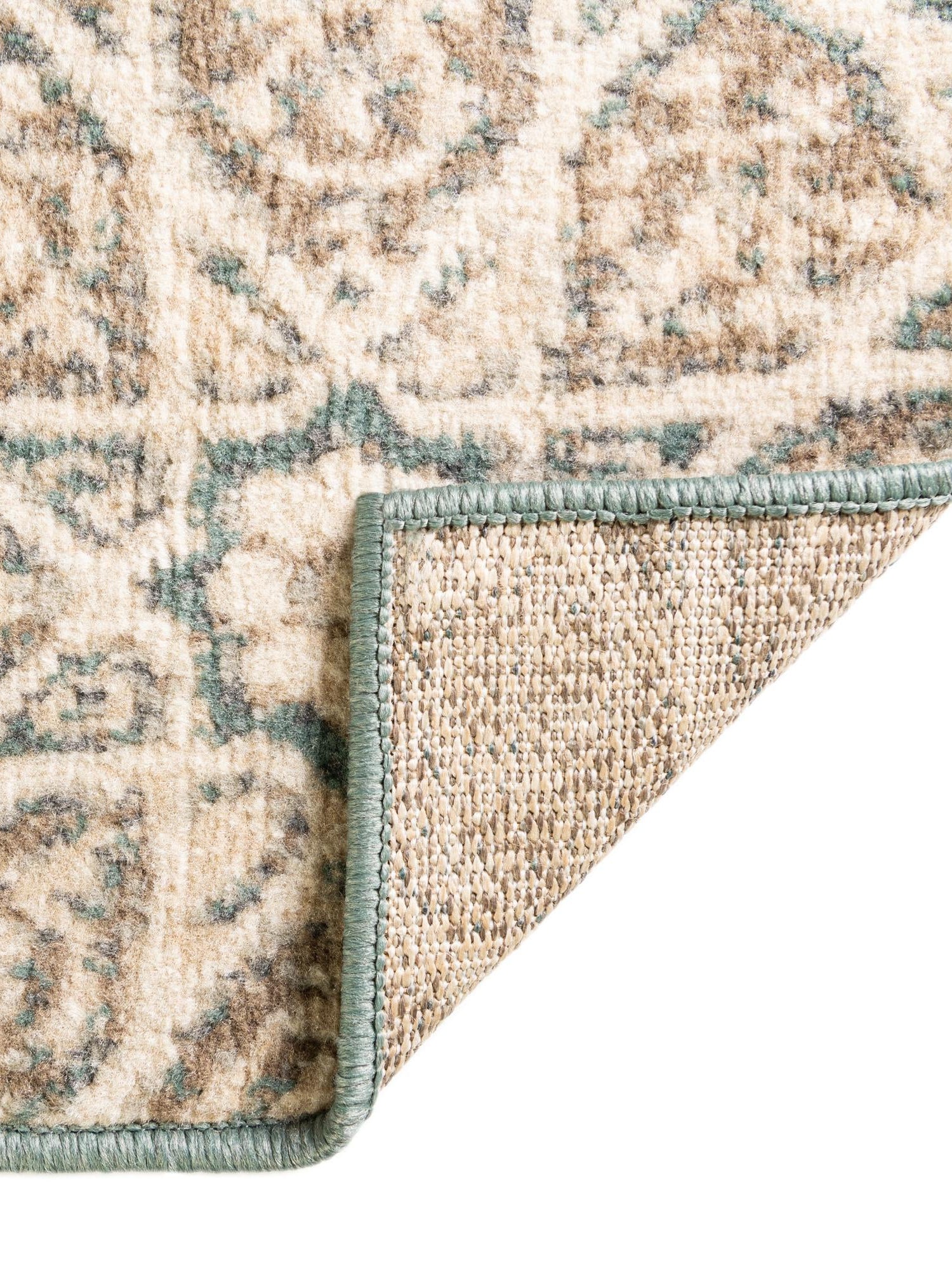 Multicolor 4' 1 x 6' 1 Tuareg Rectangle Area Rug Vintage Inspired Distressed Look Durable Easy Clean Carpet for Unique Home Interiors for Sale at Rug Engine