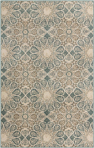 Multicolor 5' 1 x 8' Tuareg Rectangle Area Rug Vintage Inspired Distressed Look Durable Easy Clean Carpet for Unique Home Interiors for Sale at Rug Engine
