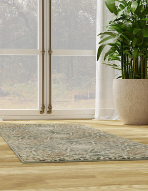 Multicolor 2' 7 x 10' Tuareg Runner Area Rug Vintage Inspired Distressed Look Durable Easy Clean Carpet for Unique Home Interiors for Sale at Rug Engine