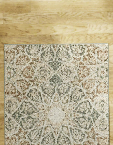 Multicolor 2' 7 x 10' Tuareg Runner Area Rug Vintage Inspired Distressed Look Durable Easy Clean Carpet for Unique Home Interiors for Sale at Rug Engine