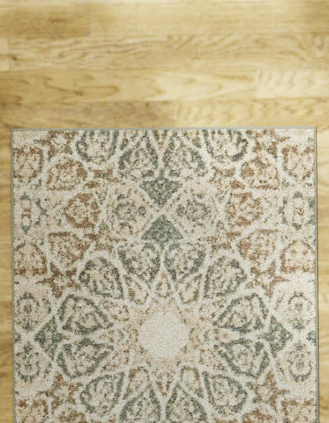 Multicolor 2' x 6' 1 Tuareg Runner Area Rug Vintage Inspired Distressed Look Durable Easy Clean Carpet for Unique Home Interiors for Sale at Rug Engine